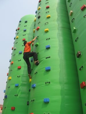 Montanha inflável do jogo móvel inflável dos esportes da parede da escalada
