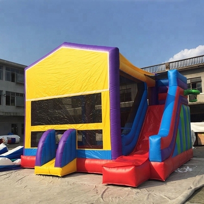 Casa de salto inflável de encerado feito sob encomenda do PVC para o partido