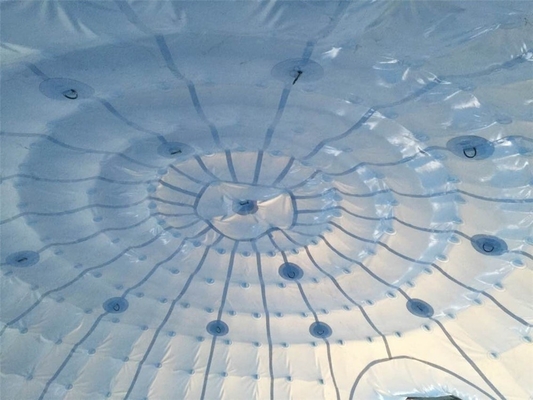 Barraca clara inflável de acampamento exterior Crystal Bubble Tent da abóbada da família