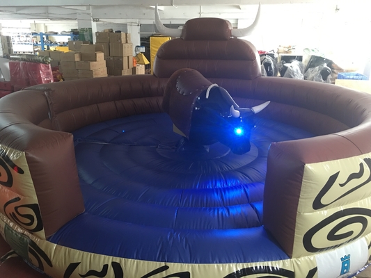 Rodeio inflável Bull louca mecânica do colchão para o parque de diversões