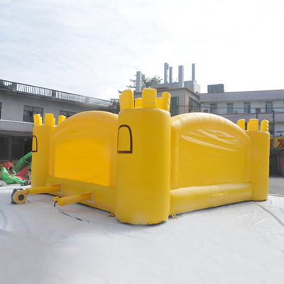 Casa amarela do salto do salto do leão-de-chácara inflável comercial do OEM