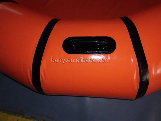 A laranja portátil da associação de água do PVC de EN71 0.6mm caçoa a piscina inflável