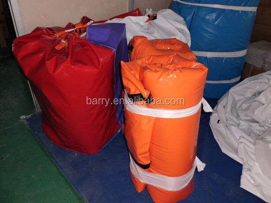 A laranja portátil da associação de água do PVC de EN71 0.6mm caçoa a piscina inflável