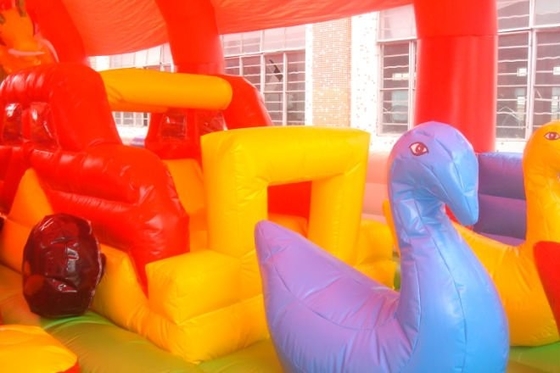 Castelo Bouncy inflável dos adolescentes para a resistência de rasgo do parque temático