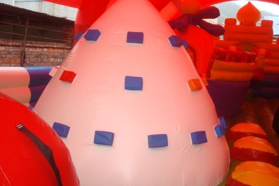 Castelo Bouncy inflável dos adolescentes para a resistência de rasgo do parque temático
