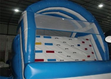 corrediça inflável comercial das mini crianças azuis do PVC de 0.55mm com associação EN14960