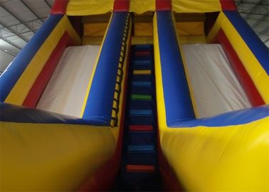 Corrediça inflável adulta comercial das grandes pistas dobro para o parque de diversões