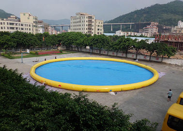 Piscina inflável personalizada do jardim da família grande para o parque da água da explosão