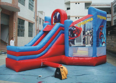 Castelo de salto do homem-aranha do PVC/castelo Bouncy homem-aranha inflável para o jardim