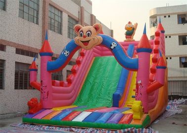Corrediça inflável comercial dos desenhos animados bonitos, corrediças infláveis das crianças para o parque