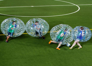 Futebol humano inflável da bola da bolha do futebol exterior da bola de Zorb do equipamento do jogo