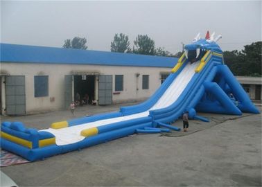 Corrediça de água inflável gigante adulta exterior, corrediça inflável maciça para o parque de diversões