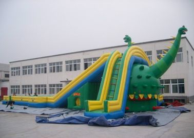 corrediça inflável do dinossauro gigante longo de 30M/corrediça enorme explosão das crianças