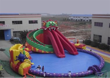 Parque inflável da água das crianças engraçadas, campo de jogos de flutuação inflável do parque da água