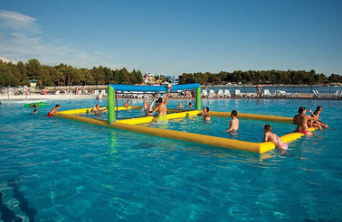 Jogos da água/área infláveis duráveis voleibol do material desportivo