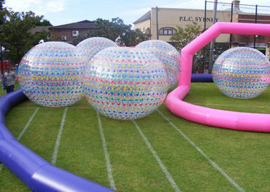 Jogos infláveis exteriores comerciais, bola inflável gigante de Zorb/bola humana do hamster