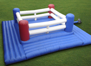 Jogos infláveis portáteis dos esportes para crianças, corte inflável do anel de encaixotamento do PVC