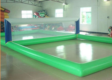 Que flutua a água esportes infláveis Gmaes brinca a corte inflável do voleibol