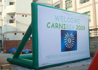 Bandeira inflável impressa da tela de encerado do PVC do quadro de avisos para a promoção