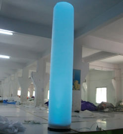 Grande coluna EN71 inflável comercial aprovada com iluminação do diodo emissor de luz