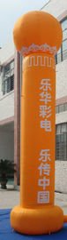 Coluna inflável exterior dos produtos da propaganda do PVC para o centro comercial