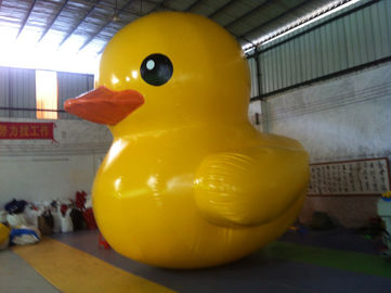 Pato amarelo inflável atrativo com o encerado impermeável do PVC de 0.55mm