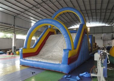 Curso de obstáculo inflável da segurança, equipamento do curso de obstáculo das crianças para o divertimento