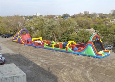 Crianças de Magnificant/curso de obstáculo Bouncy adulto Inflatables para o arrendamento