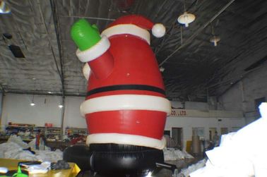 Produtos infláveis da propaganda, Papai Noel exterior inflável com impressão do logotipo