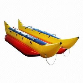 Brinquedos infláveis de flutuação da água, barco inflável da água do PVC com 12 assentos