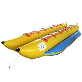 Brinquedos infláveis de flutuação da água, barco inflável da água do PVC com 12 assentos