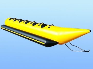 Barco de banana inflável da água da pessoa do parque de diversões 6 com o ventilador do CE/UL