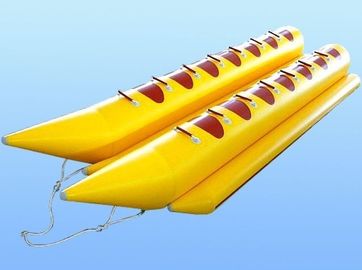 Barco de banana inflável durável personalizado dos peixes da mosca/barco inflável do brinquedo