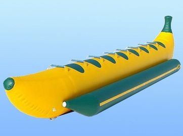 Barco inflável comercial exterior do brinquedo para o esporte de água do barco de banana