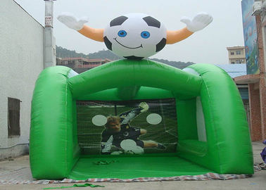 Fogo - objetivo inflável do futebol dos jogos infláveis exteriores resistentes das crianças