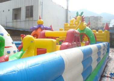 Castelo Bouncy inflável de grande encerado do PVC EN71 para jogos das crianças