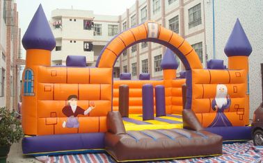 Castelo Bouncy inflável surpreendente comercial, parque de diversões inflável