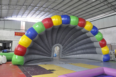 Barraca inflável do arco-íris, barraca inflável colorida da fase do PVC para o festival