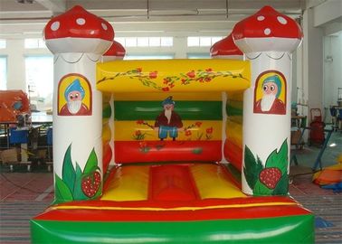 Leão-de-chácara inflável do cogumelo, equipamento inflável colorido do divertimento