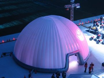 UV - barraca inflável do partido da abóbada da iluminação da resistência para a tampa 30m da fase