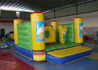 Leão-de-chácara/ligações em ponte infláveis internos do campo de jogos de encerado do PVC das crianças