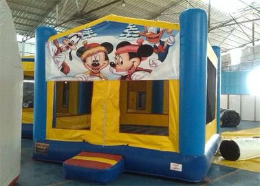 Arrendamento inflável do leão-de-chácara de Mickey Mouse de encerado interessante do PVC para crianças