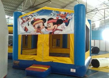 Arrendamento inflável do leão-de-chácara de Mickey Mouse de encerado interessante do PVC para crianças
