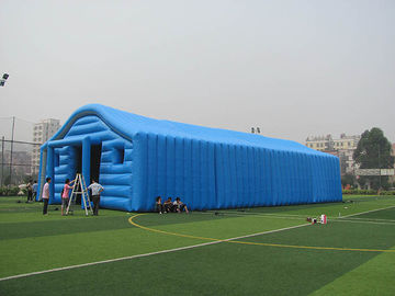 Barraca inflável da cor azul comercial/barraca inflável do armazém para o armazenamento