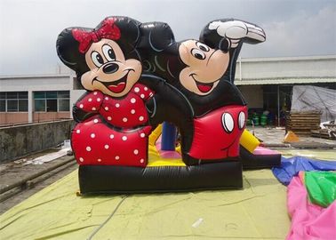 Casa de salto inflável do OEM Lagre Mickey Mouse com impressão do logotipo