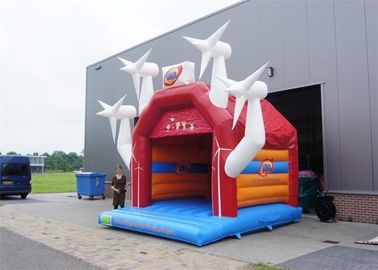 Casa comercial pequena Inflatables do salto da explosão da criança com o fogo - resistente