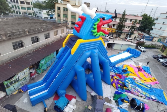 Corrediça super do parque de diversões de Dragon Inflatable Water Slides Adult