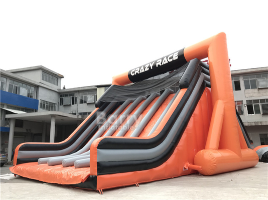 Curso de obstáculo 5k inflável adulto de encerado do PVC para o OEM de corrida da raça