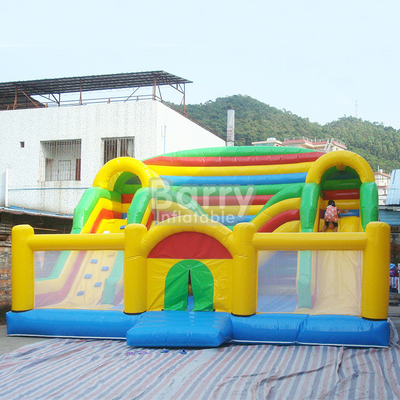 Castelos Bouncy do ODM Plato Inflatable Combo Outdoor Commercial