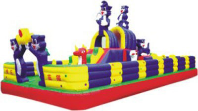 Castelo inflável da explosão do parque de diversões do campo de jogos da criança do ODM